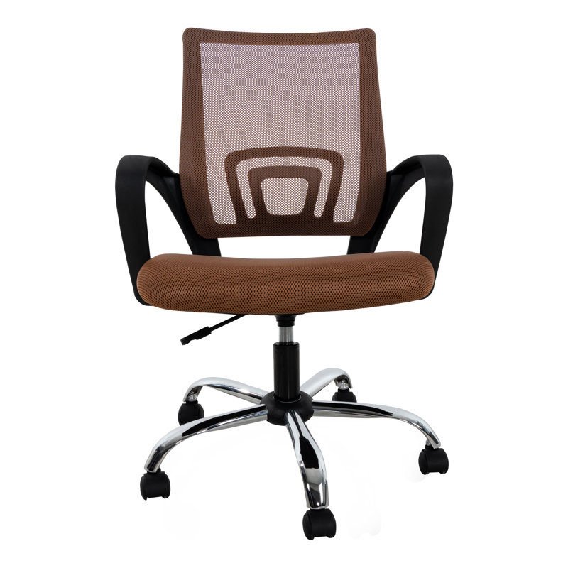 Inbox Zero Kryztal Mesh Height Adjustable Ergonomic Drafting Small Desk Chair with Armrest